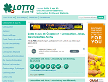 Tablet Screenshot of lotto6aus45.sodala.net