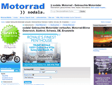 Tablet Screenshot of motorrad.sodala.net